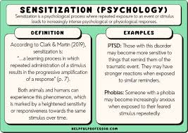 sensitization in psychology 10