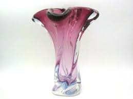 Vintage Murano Sommerso Art Glass Vase