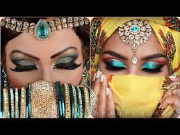 stylish arabic bridal eye makeup