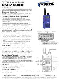 rugged radios rh 5r user manual pdf