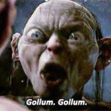 gollum smegol the lord of the rings gif