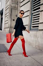 red shoes with black dress outfits 44