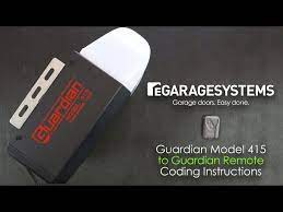guardian 415 garage door opener remote