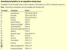 Creating Equations In Microsoft Word