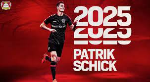 Xg, shot map, match history. Officiel Patrik Schick Signe Au Bayer Leverkusen