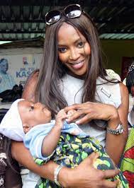 Naomi campbell has been open to starting a family for years, waiting on the right time to welcome a baby. Naomi Campbell Shows Her Motherly Side Blackcelebritykids Black Celebrity Kids Babies And Their Parents