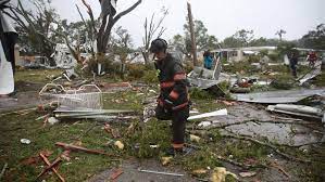 Tornado damage from Fort Myers Florida ...