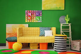 green colour room bringing nature indoors
