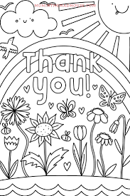 $9.95 thank you thank you greeting card. Thank You Colouring Pages Mum In The Madhouse