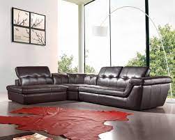 Modern Italian Leather Sectional Sofa