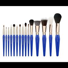 complete 15pc brush set with pouch