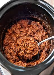 crockpot shredded beef barbecue the