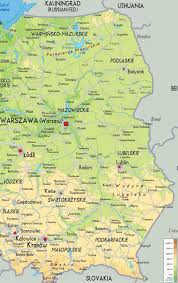 Poland map and satellite image. Eastern Poland Map Map Eastern Poland Eastern Europe Europe
