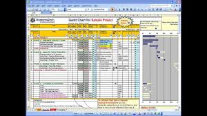 Project Plan Template Excel Gantt Printable Schedule Template