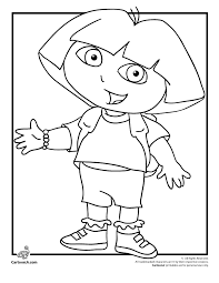 Dora The Explorer Coloring Pages Free Coloring Book
