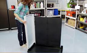 how to install hdx plastic cabinets and