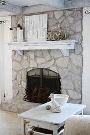 It's easier to apply and it hassen says prior to painting a gorgeous coat on your brick fireplace, use a heat resistant, acrylic primer. How To Paint A Stone Fireplace On A Budget 700 N Cottage