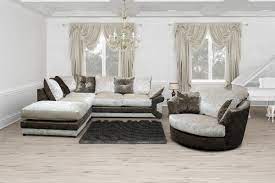 crushed velvet corner sofa suite black