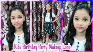 kids birthday party makeup look