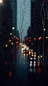 rain lightning rainy city rain