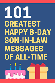 101 best happy birthday son in law