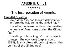 ppt apush ii unit 1 chapter 19 the