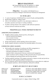 Warehouse Job Duties Resume   Free Resume Example And Writing Download Entry Level Resume Template entry level marketing resume sample Entry Level  Bookkeeper Resume Sample Httpwwwresumecareerinfo