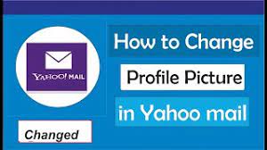 change profile picture in yahoo mail
