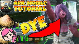 How To Dye Players And Dinos In Ark Mobile Ark Mobile Tutorial