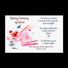 You can use and download these invitation letters in word format. Opening Ceremony Invitation Free Template Printable Cards