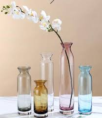 Glass Vase Single Stem Vases Clear Vase
