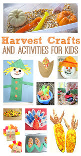 Harvest preschool activities for social studies: Harvest Crafts Activities No Time For Flash Cards