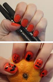 y ideas for diy halloween nail art