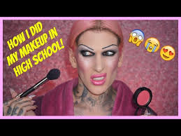how i did my makeup in high