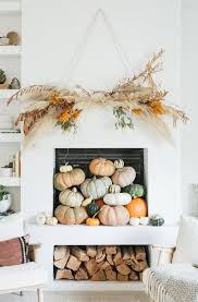 Fall Fireplace Styling Ideas