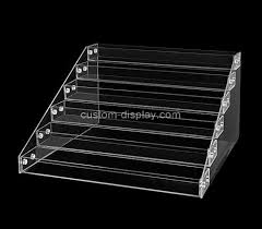 multi tiered acrylic makeup display stand