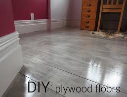 diy plywood plank floors centsational