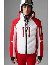 bogner felian down ski jacket in red