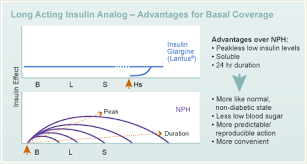 Insulin Peak Action Chart Insulin Glargine Injection