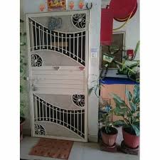 hinged safety iron single door for home