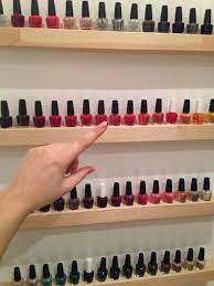 diy nail polish shelves and then