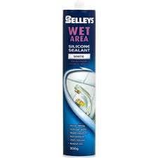 Selleys Wet Area Silicone Sealant 300gm For Bathroom Kitchen