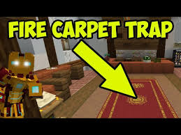 modern minecraft fire carpet trap