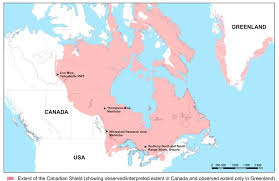 The southern part of the canadian shield gets lots of rain and snow each year. Depiction Of The Observed And Or Interpreted Extent Of The Canadian Download Scientific Diagram