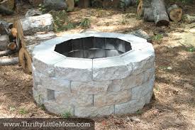 easy diy inexpensive firepit for