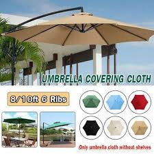 10ft 6 ribs beach sun patio umbrella