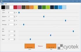 Converting Colours Between Rgb And Cmyk