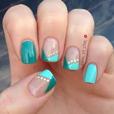 For a cool touch, just do a line of polkadots around the edge of your nail. 30 Easy Nail Designs For Beginners Styletic