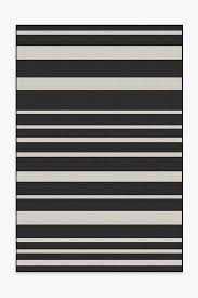 outdoor sailmaker stripe black rug