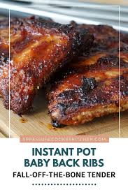 instant pot baby back ribs a pressure